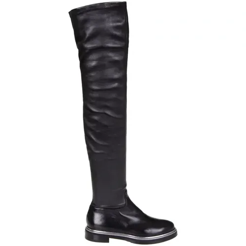 Women`s Leather Over-Knee Boots , female, Sizes: 5 1/2 UK, 4 1/2 UK, 7 UK, 6 1/2 UK, 3 UK - Le Silla - Modalova