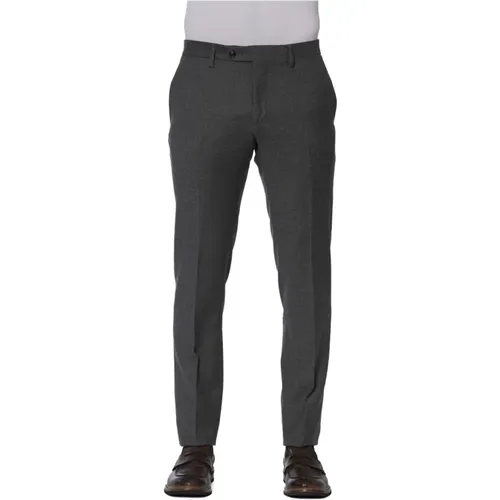 Stylish Pants with Button and Zipper Closure , male, Sizes: XS - Trussardi - Modalova