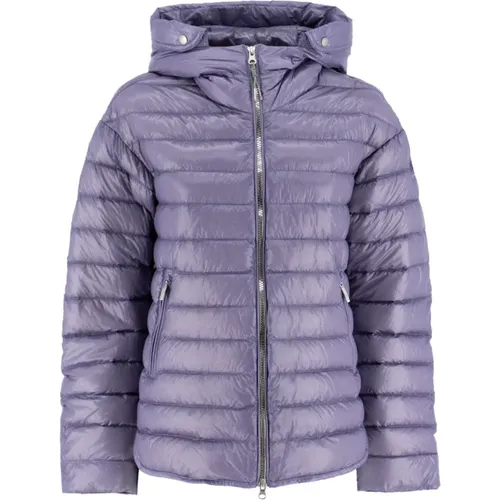 Glossy Finish Down Jacket with Adjustable Hood , female, Sizes: XS, S - Parajumpers - Modalova