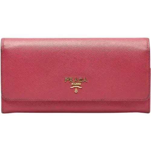 Pre-owned Leather wallets , female, Sizes: ONE SIZE - Prada Vintage - Modalova