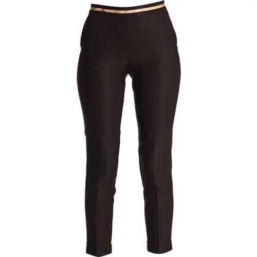 Geo Classic Cropped Hose Schwarz , Damen, Größe: M - Alviero Martini 1a Classe - Modalova