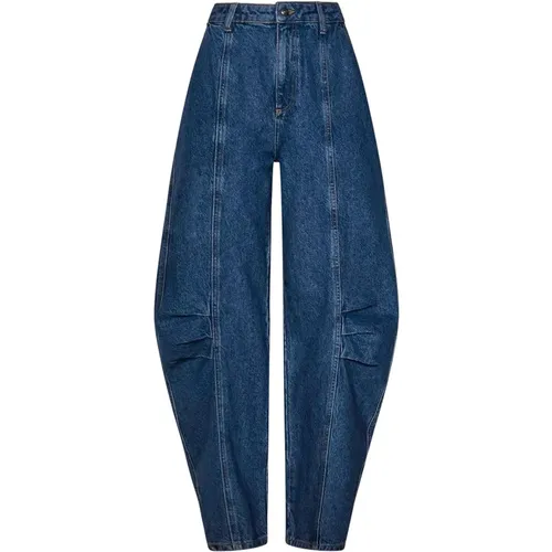 Weite Jeans in Mittelblau , Damen, Größe: M - ROTATE Birger Christensen - Modalova