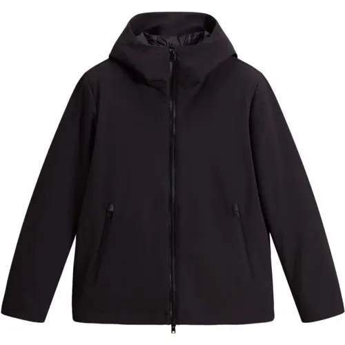 Schwarze Parka Jacke für Männer - Woolrich - Modalova