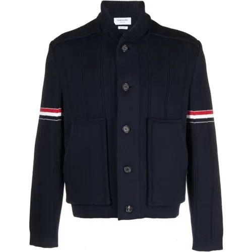 Double Face Shawl Collar Jacket , male, Sizes: L, S, M - Thom Browne - Modalova