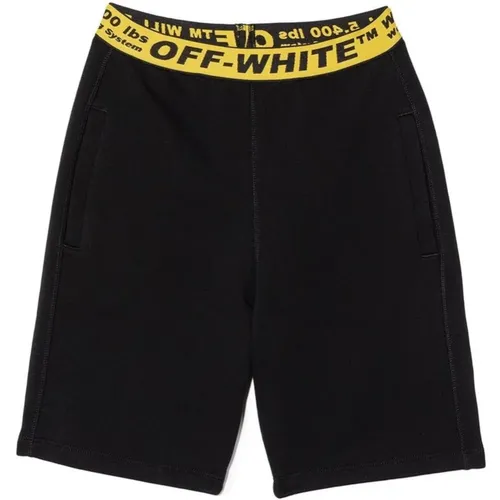 Shorts mit Logo-Bund Off White - Off White - Modalova