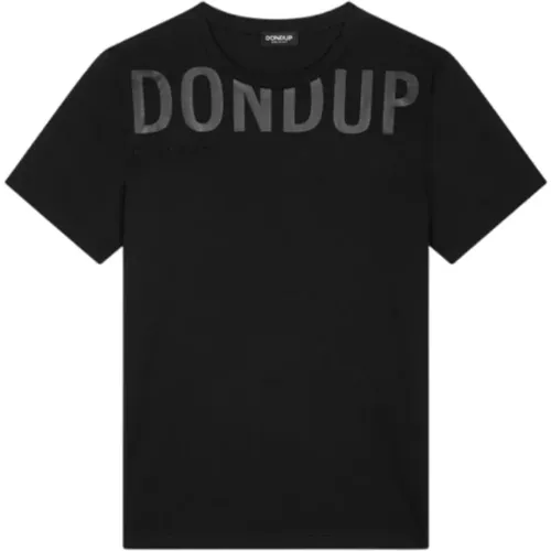 Herren Logo T-Shirt Schwarz Dondup - Dondup - Modalova