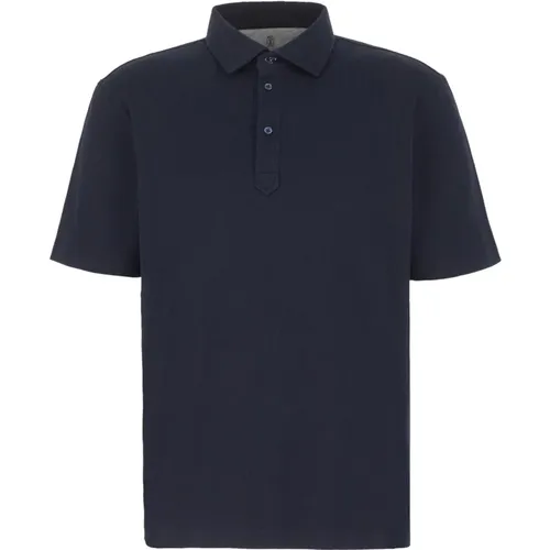 Klassisches Polo-Shirt für Männer , Herren, Größe: 2XL - BRUNELLO CUCINELLI - Modalova