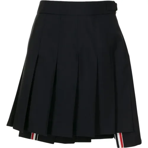 Pleated Skirt for School Uniform , female, Sizes: XS - Thom Browne - Modalova