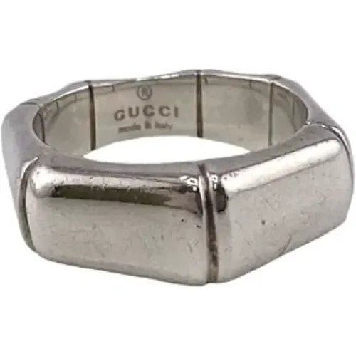 Pre-owned Silver rings , female, Sizes: ONE SIZE - Gucci Vintage - Modalova