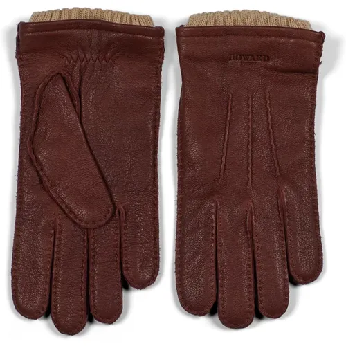 Mateo Leather Gloves , male, Sizes: M, L, XL, S - Howard London - Modalova