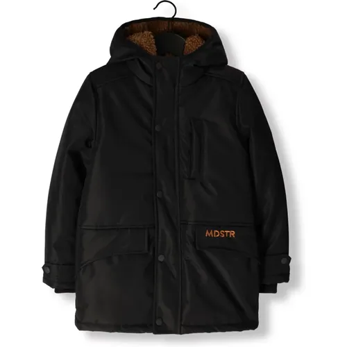 Jungen Parka Jacke Jason Schwarz,Grüne Parka Jacke Jason - Modström - Modalova