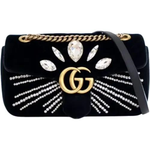 Pre-owned Velvet handbags , female, Sizes: ONE SIZE - Gucci Vintage - Modalova