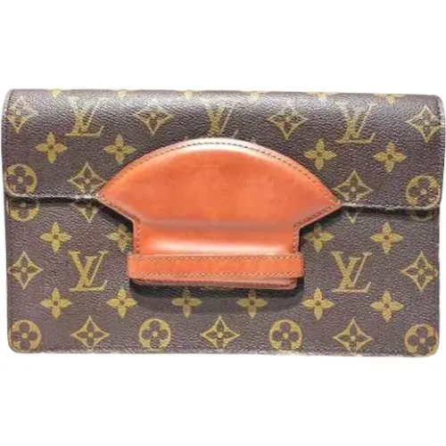 Pre-owned Canvas clutches , male, Sizes: ONE SIZE - Louis Vuitton Vintage - Modalova