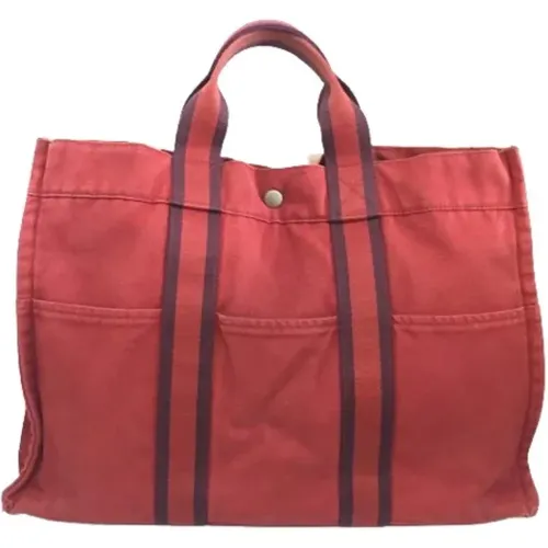 Pre-owned Fabric totes , female, Sizes: ONE SIZE - Hermès Vintage - Modalova