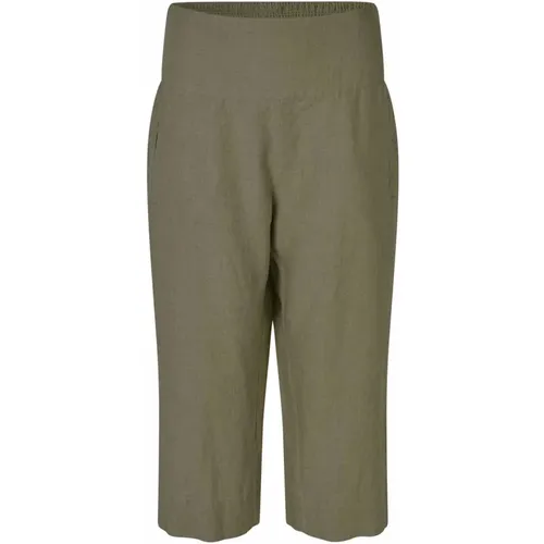 Relaxed Linen Trousers in Dusky , female, Sizes: L, 2XL, XS, XL, S - Masai - Modalova