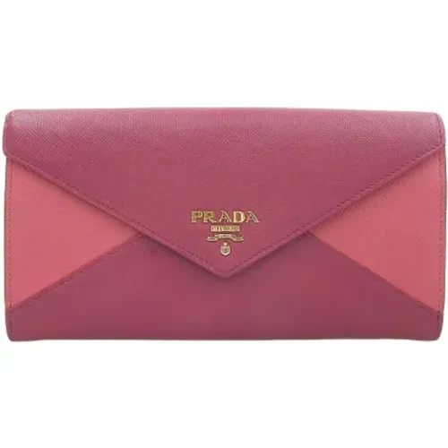 Pre-owned Leather wallets , female, Sizes: ONE SIZE - Prada Vintage - Modalova