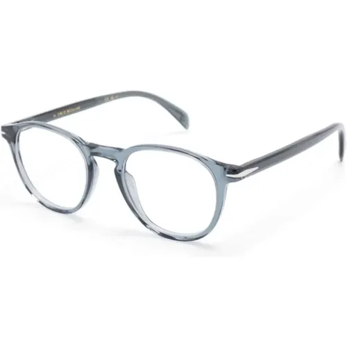 Blaue Optische Rahmenbrille , Herren, Größe: 47 MM - Eyewear by David Beckham - Modalova