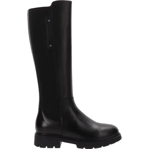 Elegante Leder Damenstiefel , Damen, Größe: 37 EU - Nerogiardini - Modalova