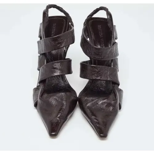 Pre-owned Leather sandals , female, Sizes: 6 1/2 UK - Bottega Veneta Vintage - Modalova