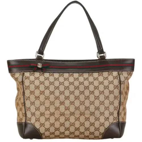 Pre-owned Canvas gucci-bags , female, Sizes: ONE SIZE - Gucci Vintage - Modalova