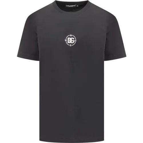 Stylisches Crewneck T-Shirt , Herren, Größe: S - Dolce & Gabbana - Modalova