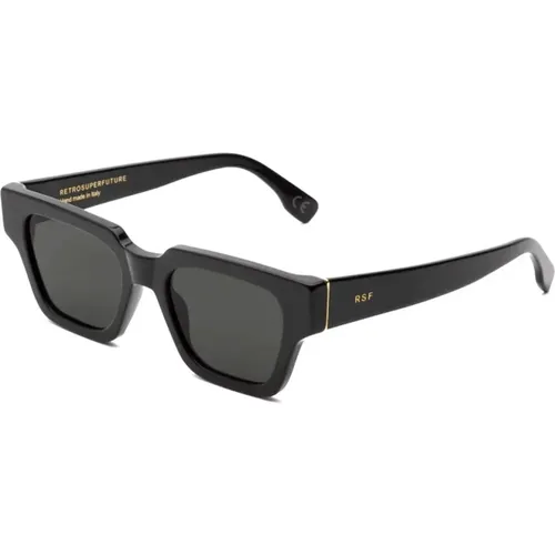 Schwarze Sonnenbrille , Damen, Größe: 53 MM - Retrosuperfuture - Modalova