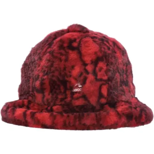 Rote Schlange Faux Fur Streetwear Hüte , Herren, Größe: XL - Kangol - Modalova
