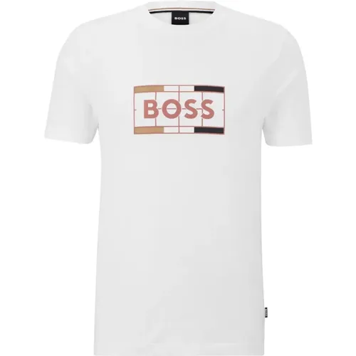Bedrucktes T-Shirt Boss - Boss - Modalova