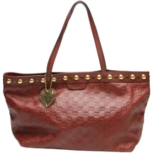 Pre-owned Leather totes , female, Sizes: ONE SIZE - Gucci Vintage - Modalova