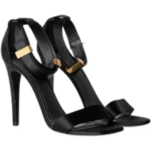 Pre-owned Satin sandals , female, Sizes: 5 1/2 UK - Celine Vintage - Modalova