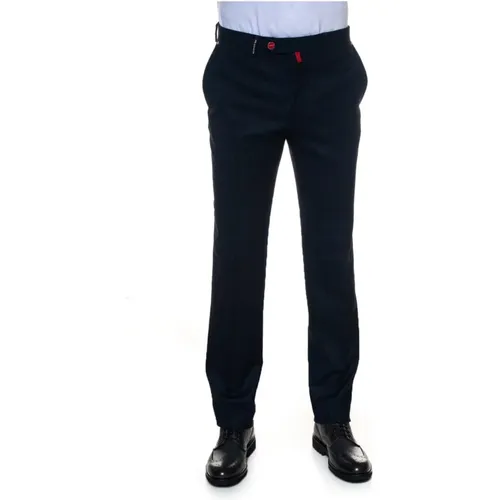 Elevate Your Wardrobe with Classic Striped Trousers , male, Sizes: W32, W40 - Kiton - Modalova