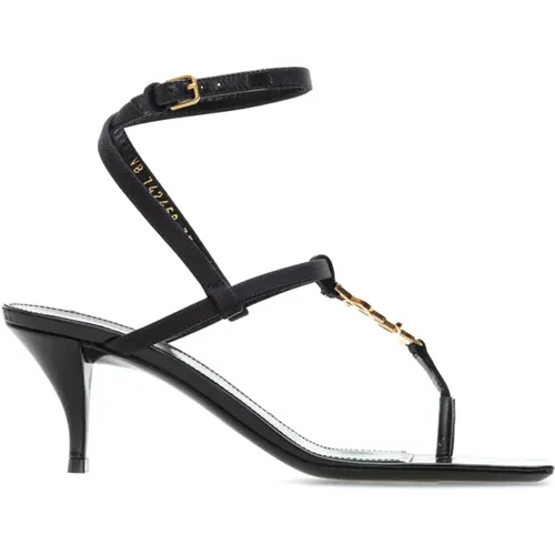 Stylish Sandals for Summer Days , female, Sizes: 4 1/2 UK, 4 UK, 3 UK - Saint Laurent - Modalova