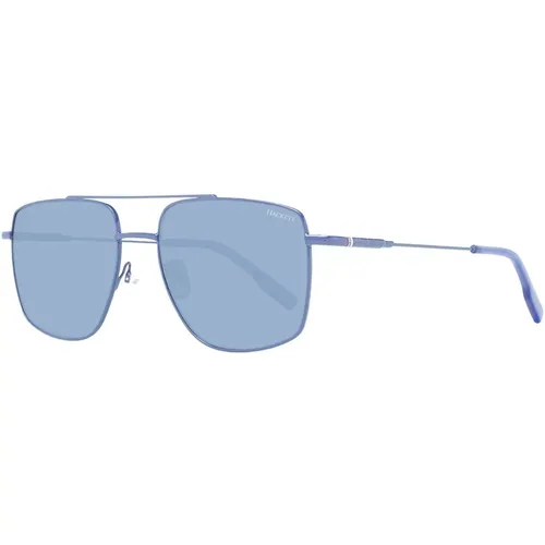 Blaue Herren Piloten Sonnenbrille Polarisiert - Hackett - Modalova