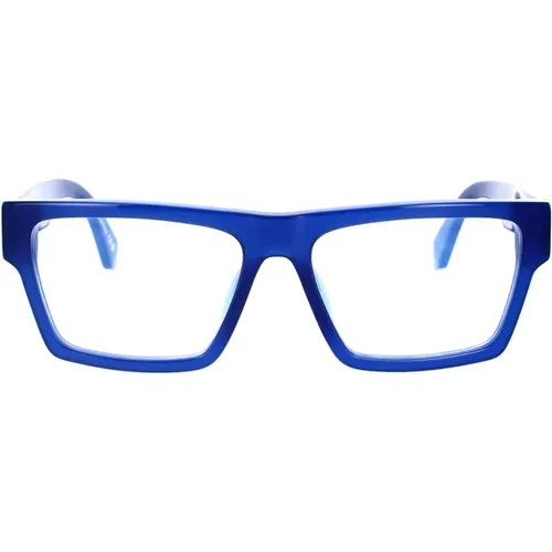 Unisex Style 46 Transparente Blaue Brille - Off White - Modalova