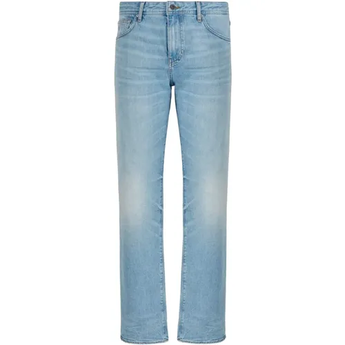 Gerades Jeans , Herren, Größe: W34 - Armani Exchange - Modalova