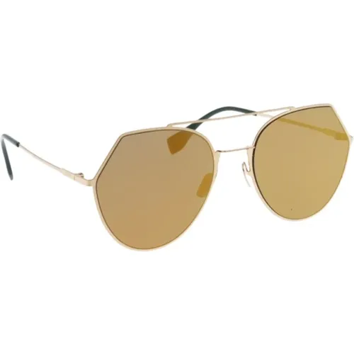 Stilvolle Sonnenbrille mit Spiegelgläsern - Fendi - Modalova