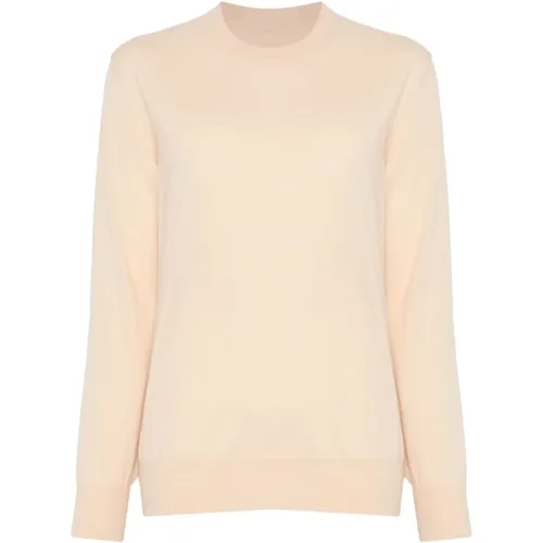 Feiner Beiger Pullover , Damen, Größe: M - Jil Sander - Modalova