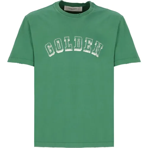 T-Shirts , Herren, Größe: M - Golden Goose - Modalova