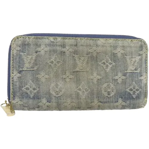 Pre-owned Denim wallets , female, Sizes: ONE SIZE - Louis Vuitton Vintage - Modalova