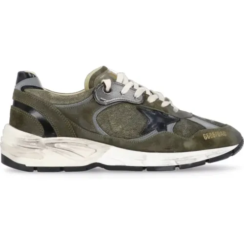 Leather Sneakers with Star Detail , male, Sizes: 11 UK, 8 UK - Golden Goose - Modalova