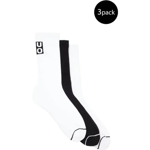 Rib Logo Lange Socken Hugo Boss - Hugo Boss - Modalova