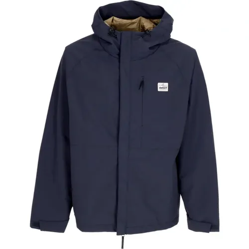 Water-repellent Windproof Jacket with Adjustable Hood , male, Sizes: XS, L, S, XL, M - Element - Modalova