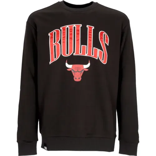 Chicago Bulls Arch Graphic Crewneck Sweatshirt , male, Sizes: 2XL, XL, S - new era - Modalova