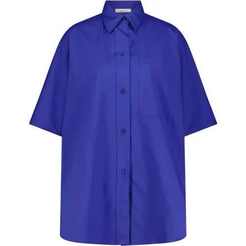 Oversize Short Sleeve Shirt , female, Sizes: 4XS, XS, S, 2XS - Liviana Conti - Modalova
