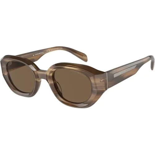 Frame Dark Lens Sunglasses , unisex, Sizes: 48 MM - Emporio Armani - Modalova