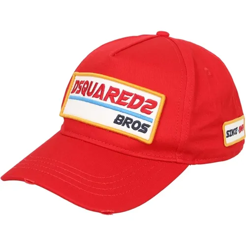 Bros Logo-patch Baseball Cap - Dsquared2 - Modalova