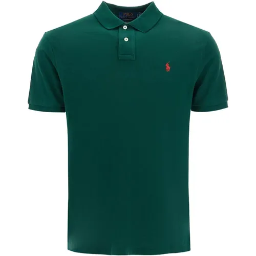 Slim Fit Polo Shirt mit Pony-Logo , Herren, Größe: L - Polo Ralph Lauren - Modalova