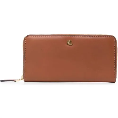 Zip cont large wallet , female, Sizes: ONE SIZE - Ralph Lauren - Modalova