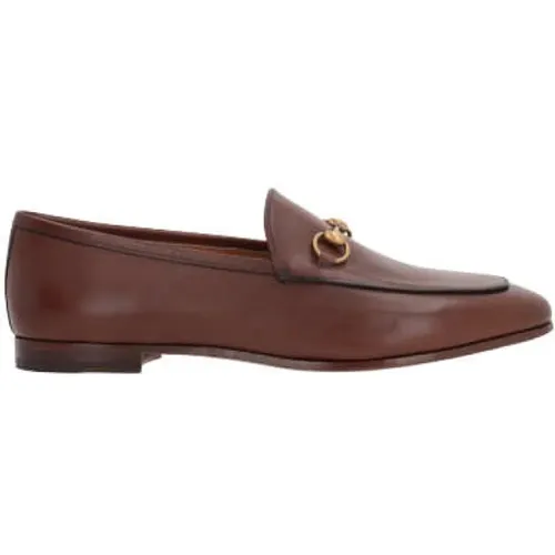 Leather Loafers , female, Sizes: 3 1/2 UK - Gucci - Modalova