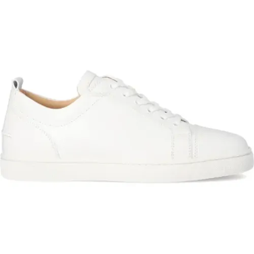 Leather sneakers , male, Sizes: 6 UK, 8 1/2 UK, 7 1/2 UK, 9 1/2 UK, 8 UK, 9 UK, 10 UK - Christian Louboutin - Modalova